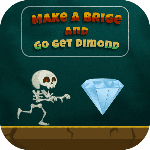 Play Make Bridge and Go get Diamond Game on Zuppeegame